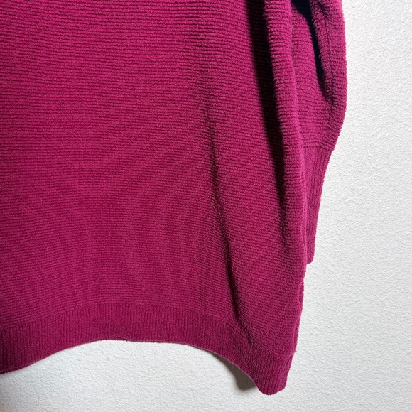 Free People Fuchsia Pink Ottoman Slouchy Tunic Sweater SIZE S - Picture 8 of 16